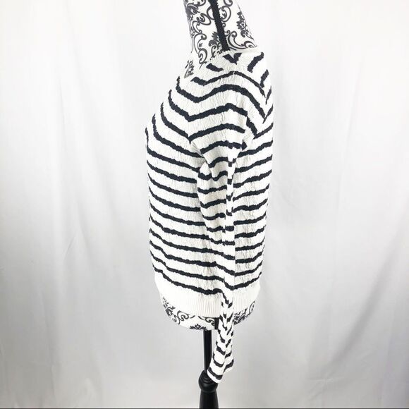 Anthropologie Postmark Walkrite Striped Knit Top - Picture 5 of 8